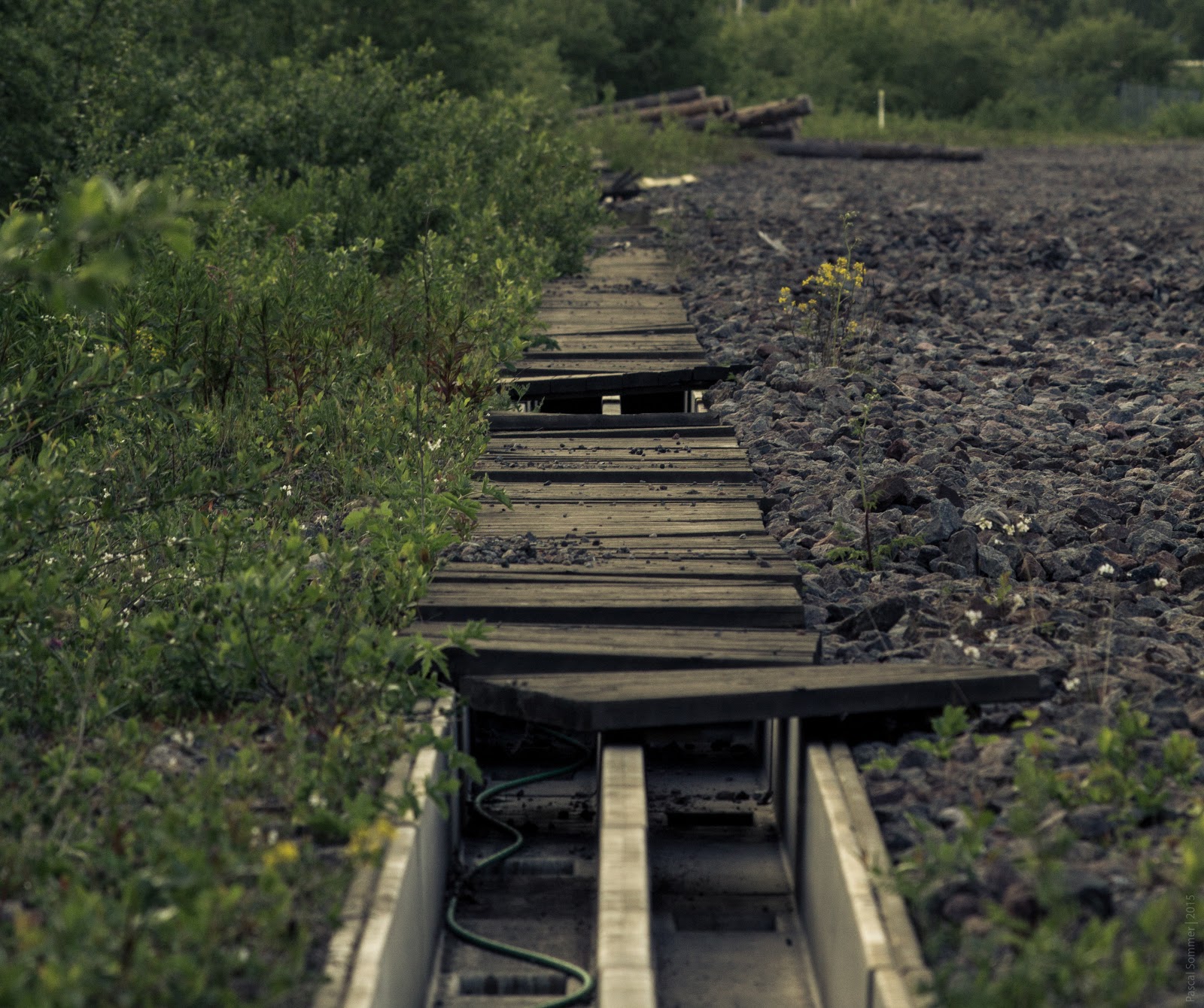 Near the old Kiruna Railway Station, which has been torn down now